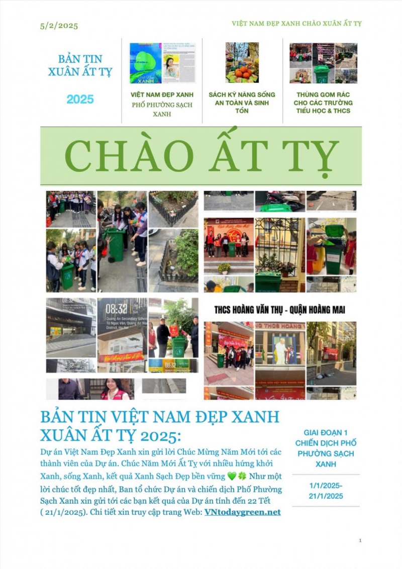 Bản tin Xuân Ất Tỵ 2025